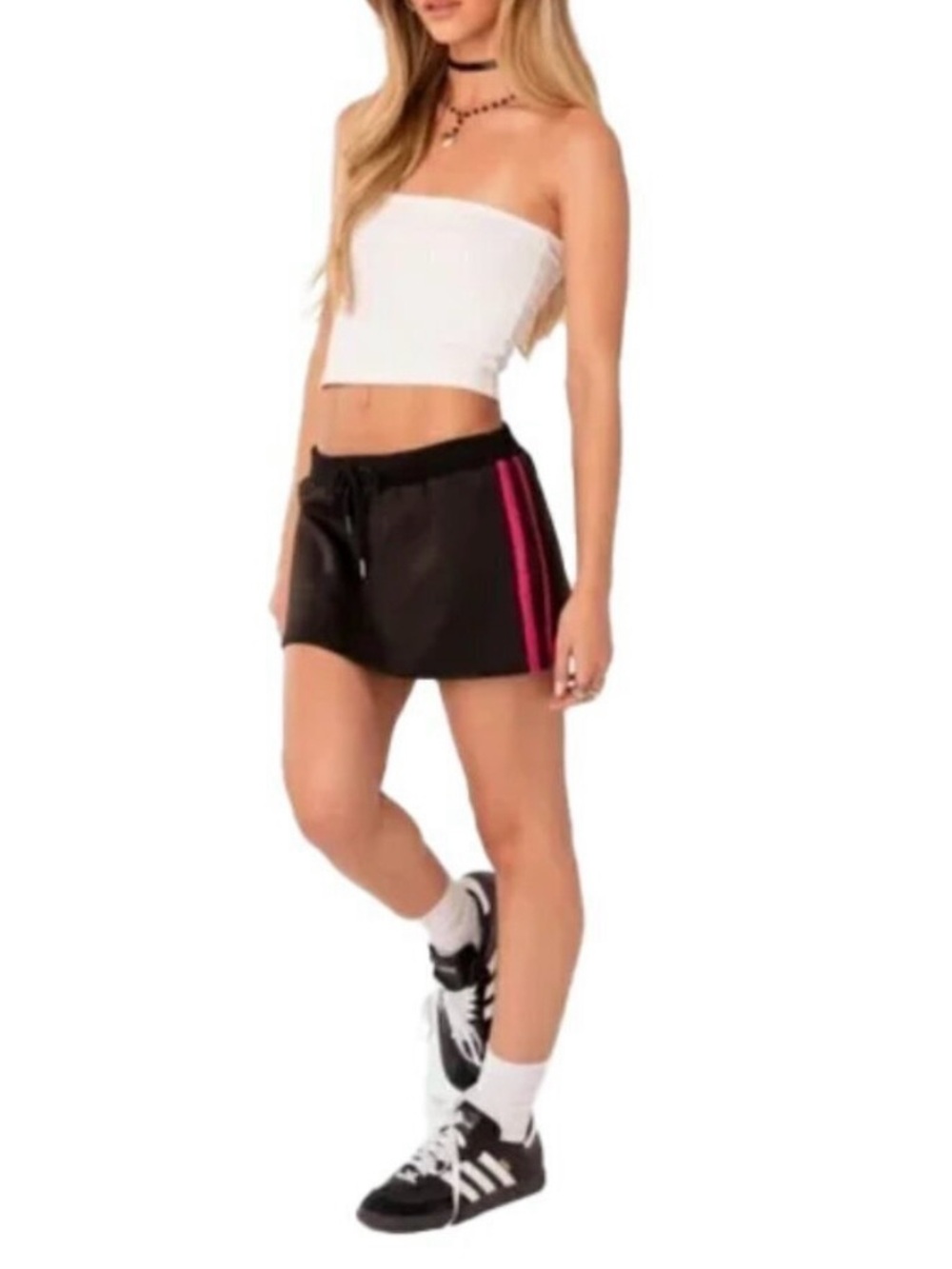 NWT Edikted Varsity Mini Skirt